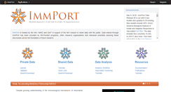 Desktop Screenshot of immport.org